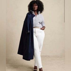 White Banana Republic “Slouch Jean”